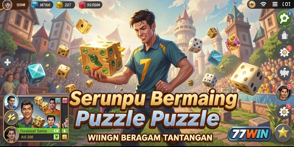 Tampilan gameplay menarik dari <strong>77WIN</strong> yang penuh tantangan puzzle.