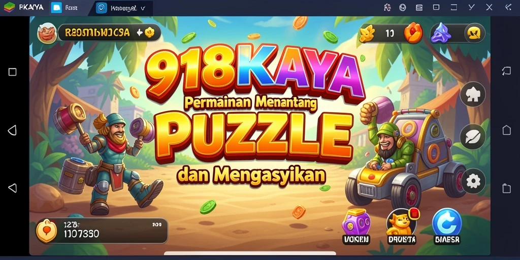 Tampilan gameplay 918KAYA dengan teka-teki yang menarik.