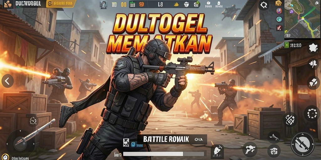 Tampilan mendebarkan dari pertempuran di DULTOGEL dengan pemain beraksi.
