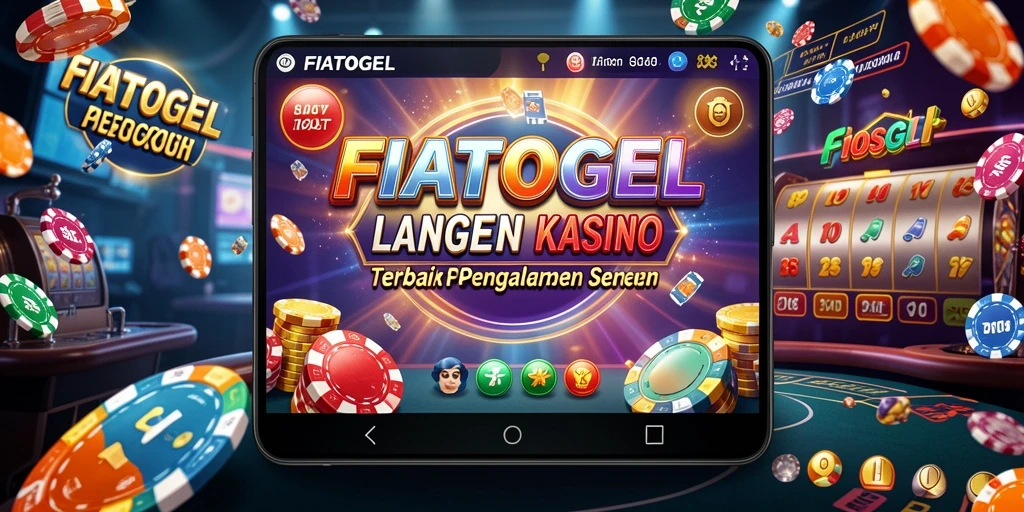 Tampilan menarik dari permainan Live Casino di FIATOGEL.