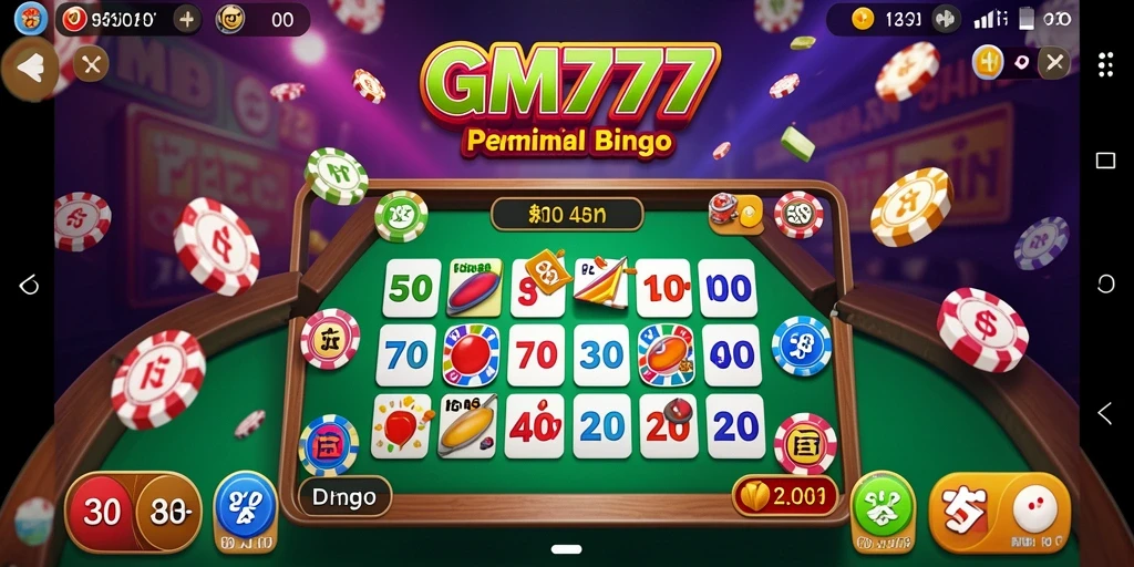 Screenshot gameplay GM777 yang menarik dan seru dalam permainan Bingo.