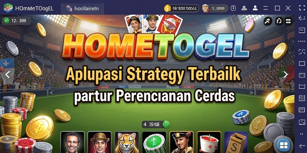 Screenshot gameplay HOMETOGEL menampilkan strategi yang cerdas dan menegangkan.
