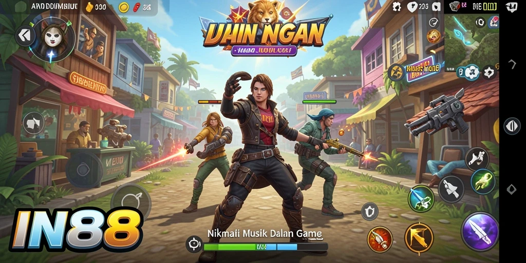 Tampilan menarik dari gameplay musik yang seru dan interaktif.