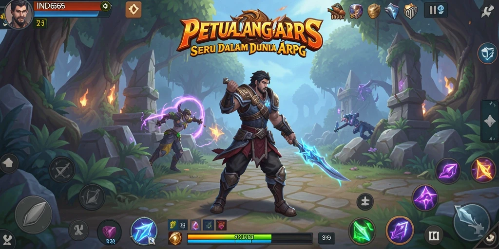 Tangkapan layar gameplay memperlihatkan pertempuran epik dalam <strong>IND666</strong>.