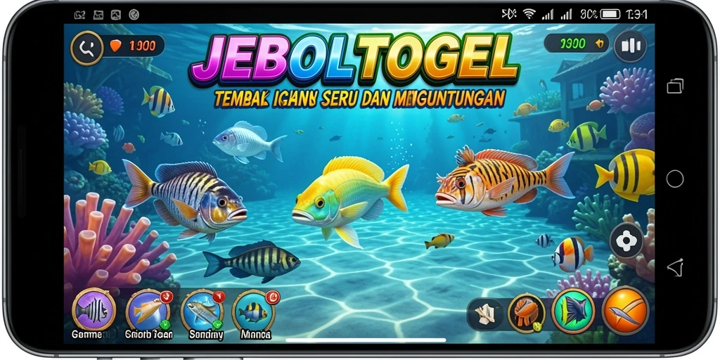 Gameplay seru JEBOLTOGEL yang penuh warna.
