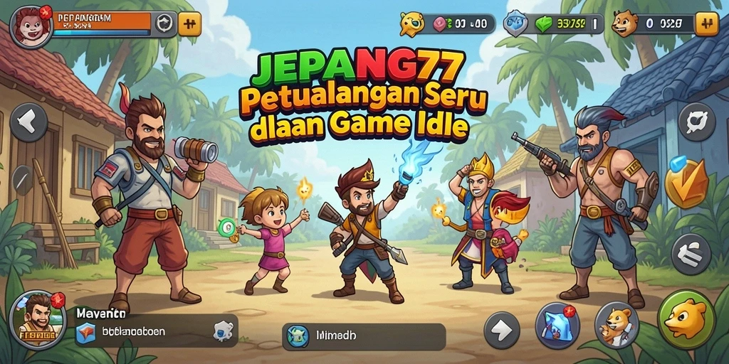 Tampilan gameplay seru JEPANG77 dengan grafik menawan
