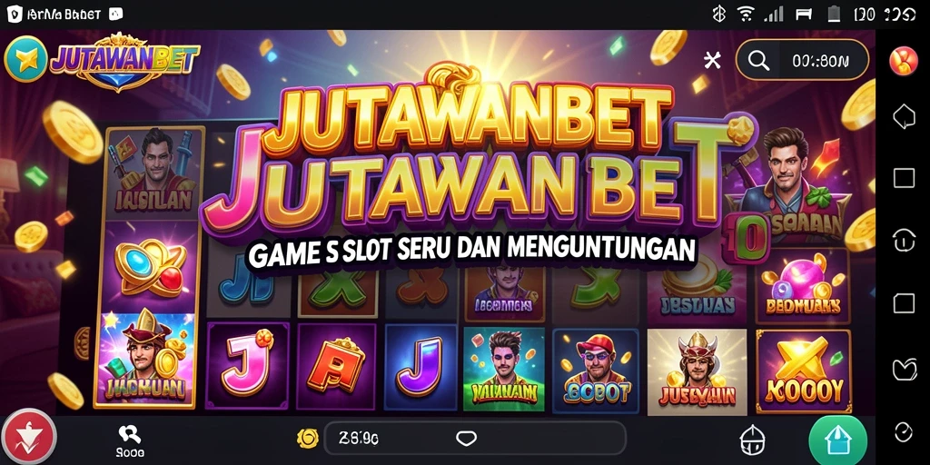 Tampilan gameplay Slot di JUTAWANBET yang menawan.