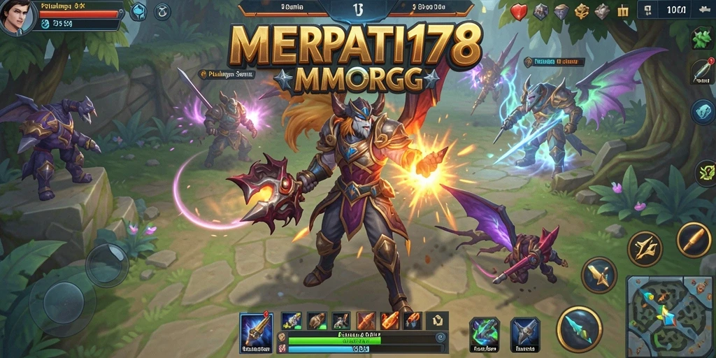 Tampilan gameplay seru di dunia MMORPG MERPATI178.
