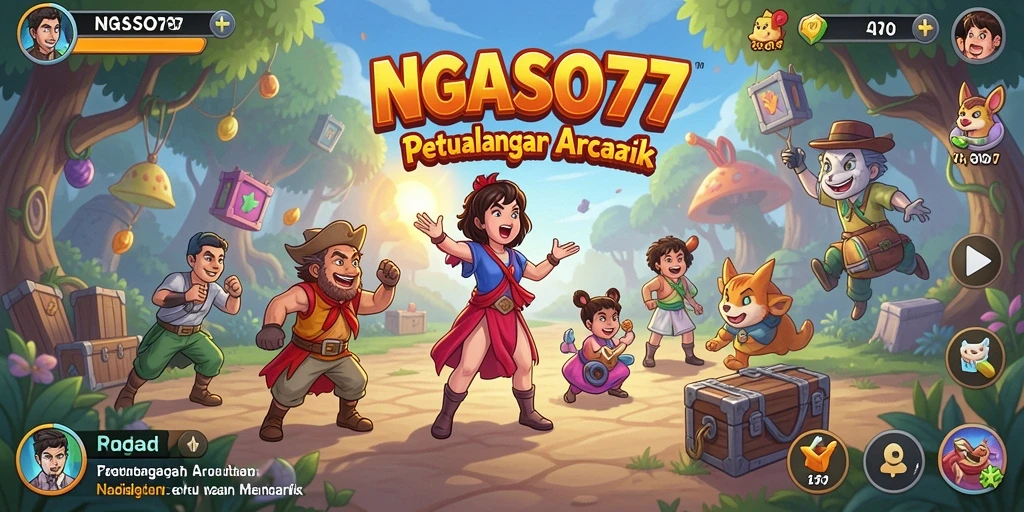 Screenshot gameplay NGASO77 menampilkan aksi seru di dunia arcade.