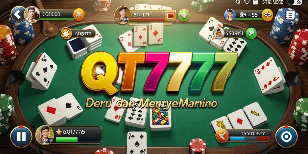 Gameplay seru di aplikasi domino QT777.