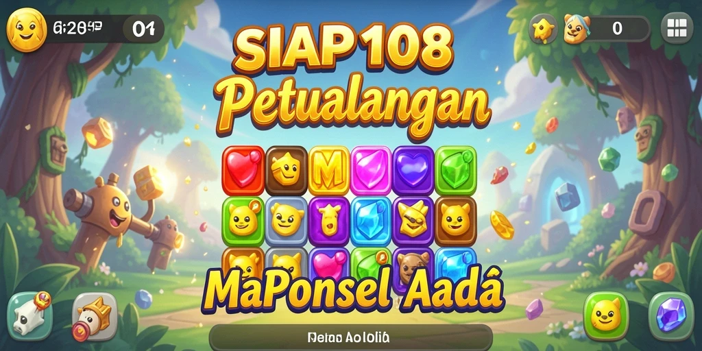 Tampilan gameplay seru dari SIAP108 dengan warna-warni menarik.
