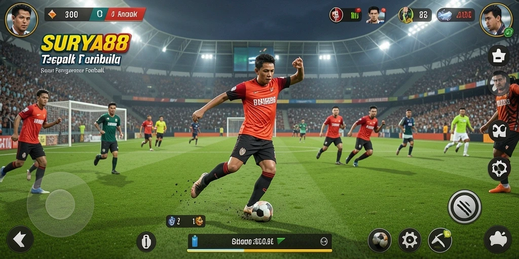 Tampilan gameplay menarik dari SURYA88 yang memukau.