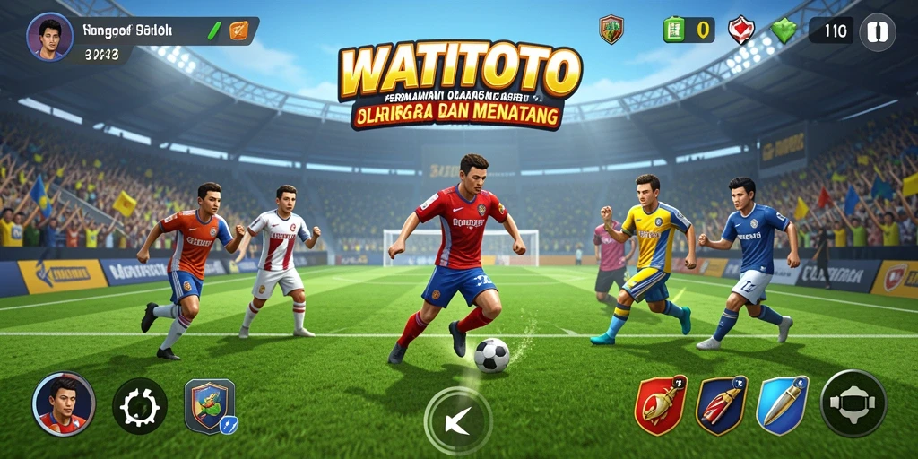 Tampilan gameplay seru dan menantang dari WATITOTO.