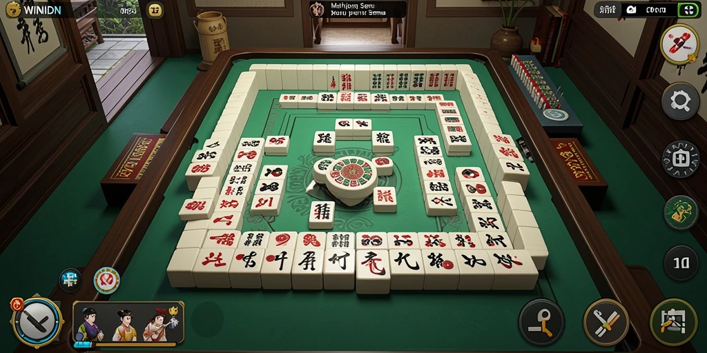Tampilan gameplay Mahjong yang menarik dari WINIDN.